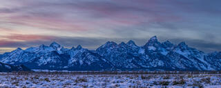Sunset Over the Tetons