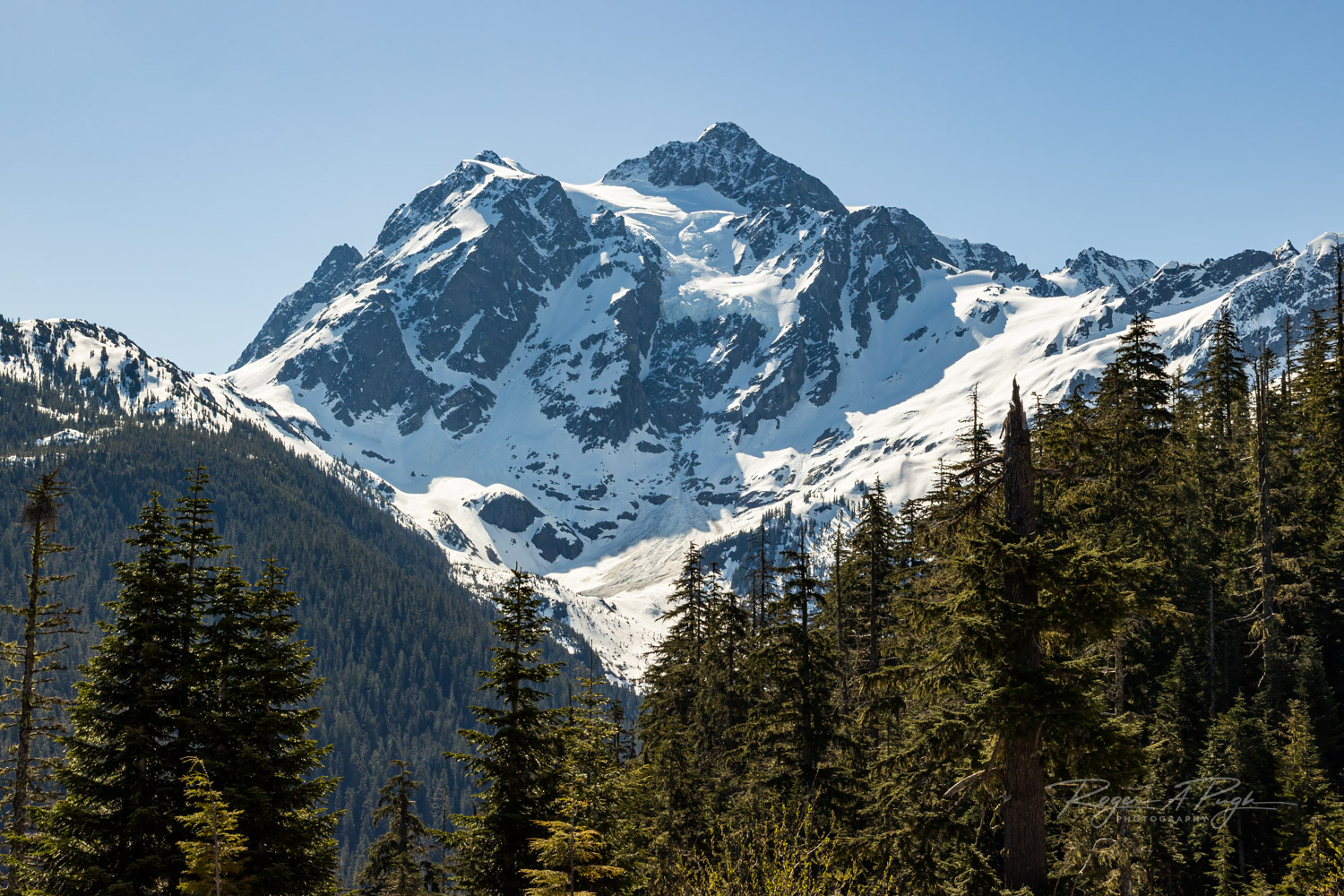 Probably the most photographed mountain in the world, at least for calendars, Mt Shuksan.